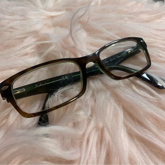 Ray-Ban RB5206 Tortoise Rectangle Prescription Frames - Picture 1 of 5